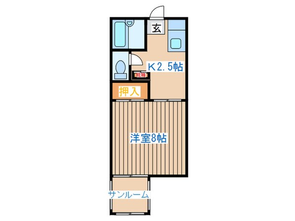 シャト－東亜Ｎｏ．５の物件間取画像